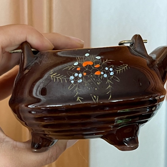 Hand-Painted Japanese Teapot - Vintage - Picture 6 of 7